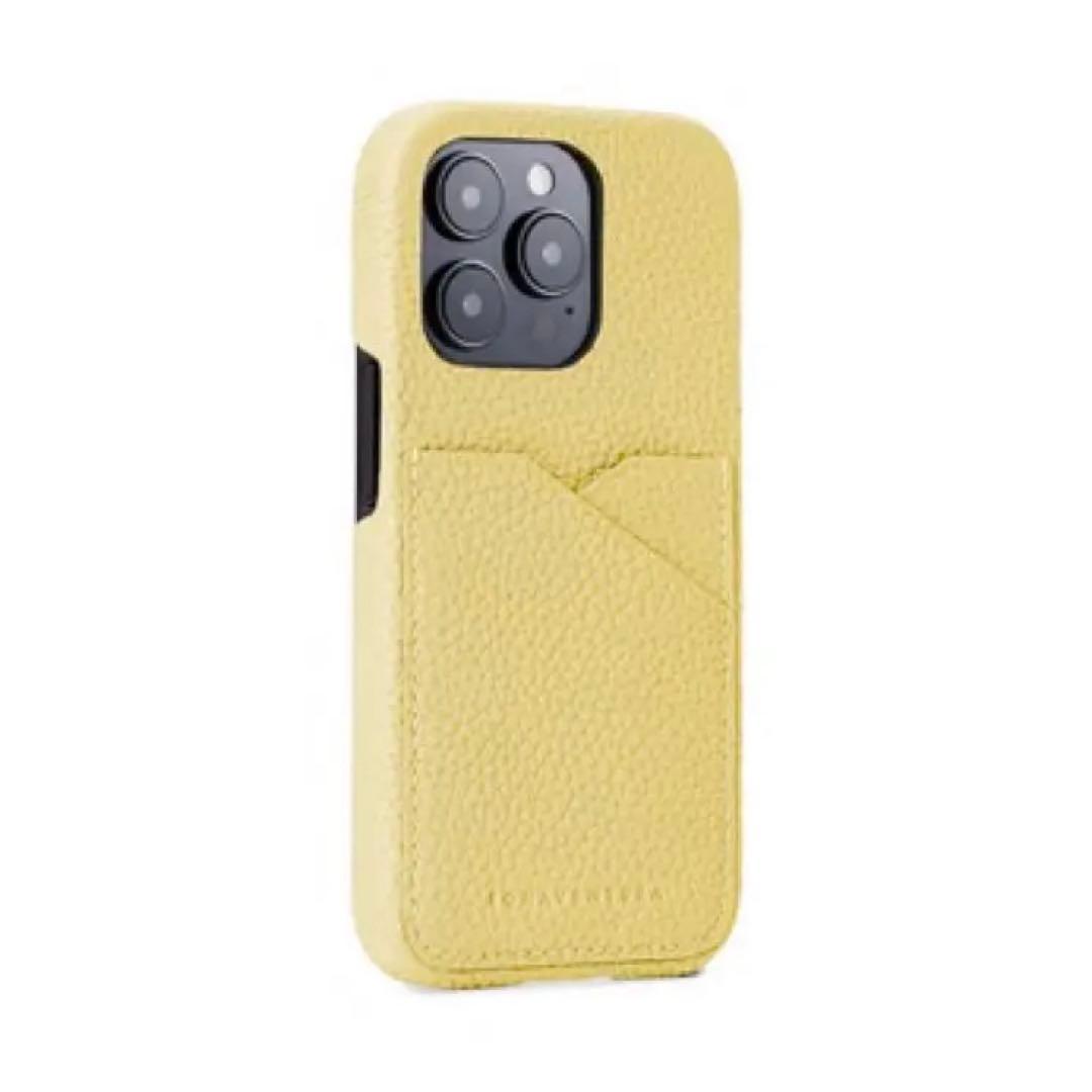 BONAVENTURA iPhone13pro バックカバーケース イエロー