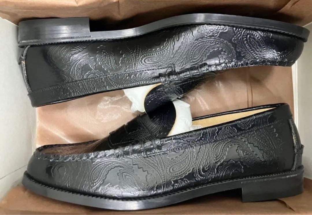 26.5cm ケンフォード ファインシューズ ローファー ペイズリー