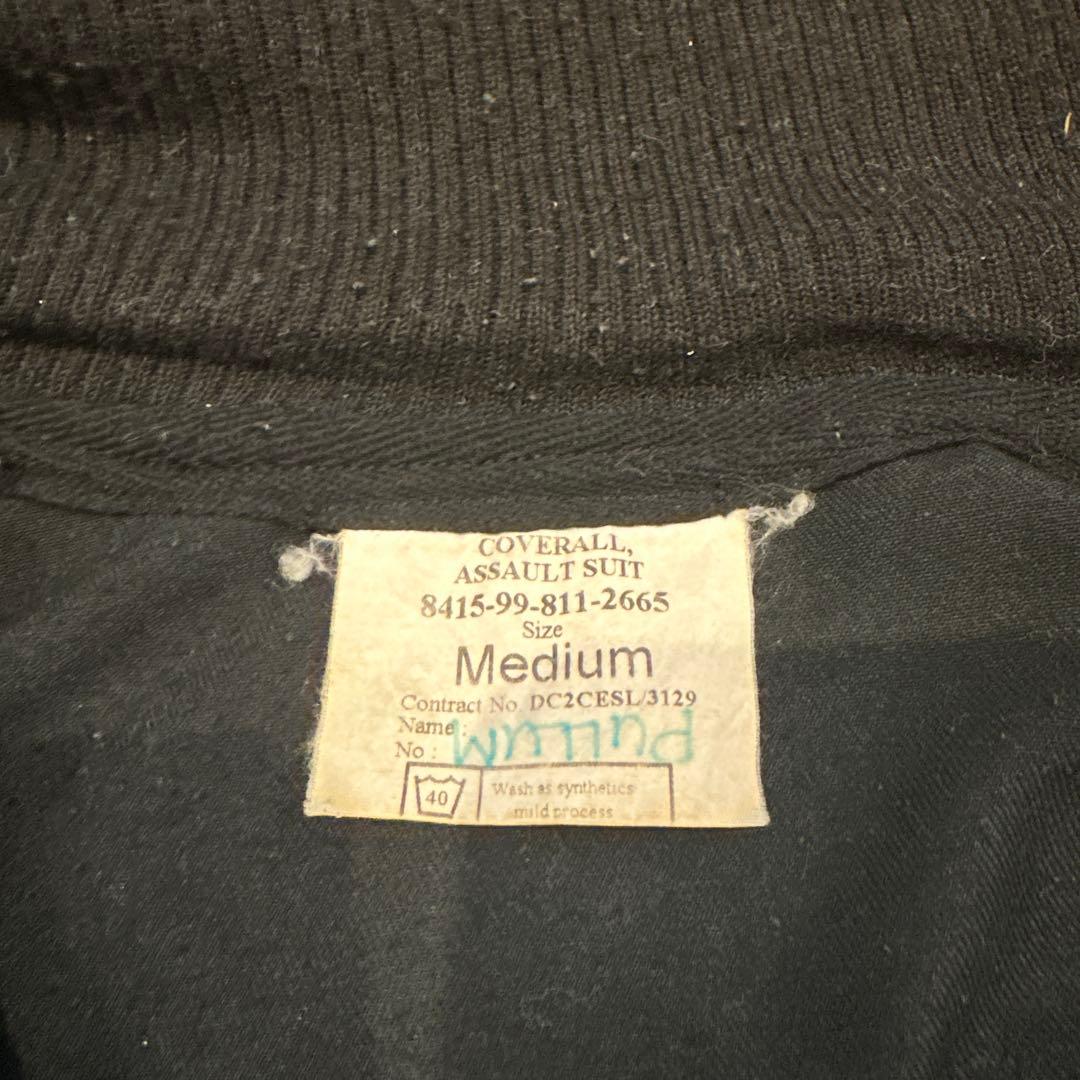 SAS アサルトスーツ　ブラック　 Medium カバーオール
