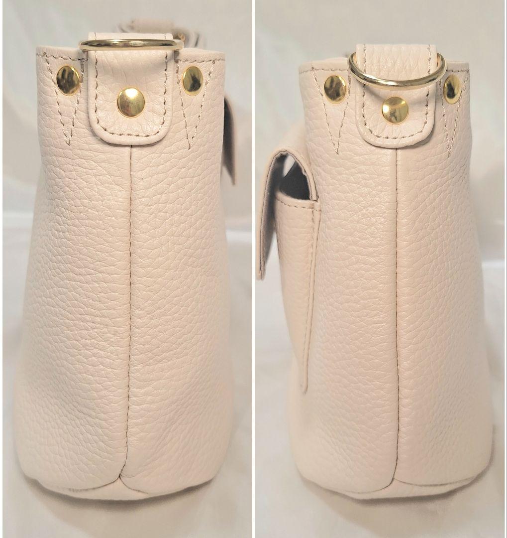 未使用ATAO chivy+ 2Way バッグ レザー ショルダーバッグ 白