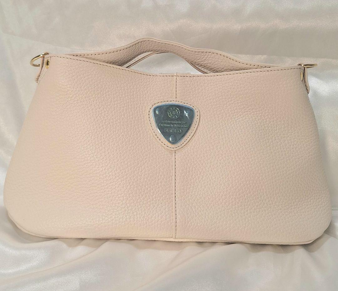 未使用ATAO chivy+ 2Way バッグ レザー ショルダーバッグ 白