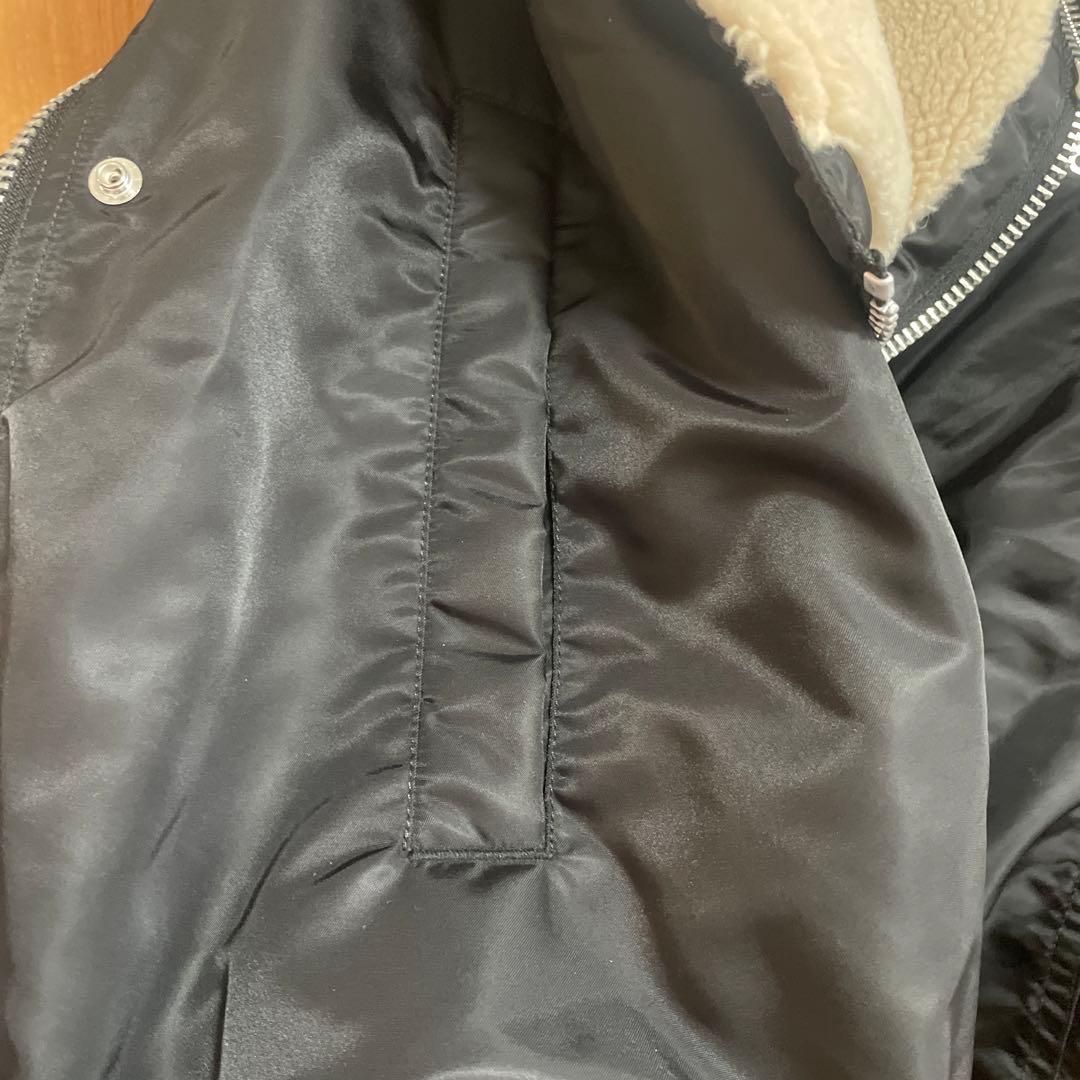 今季　MUNICH ナイロンツイル×シープボアバルーンフライトベスト