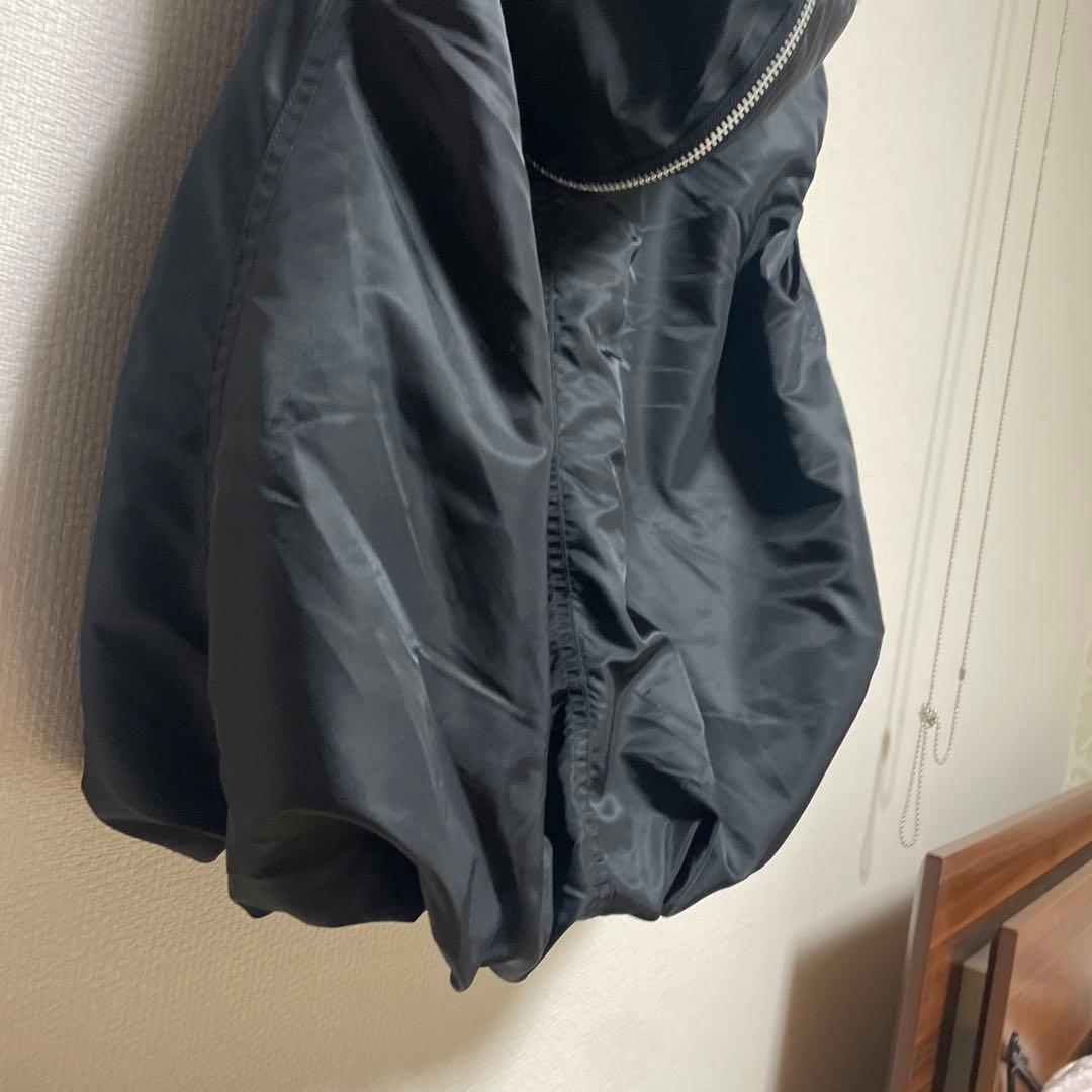 今季　MUNICH ナイロンツイル×シープボアバルーンフライトベスト