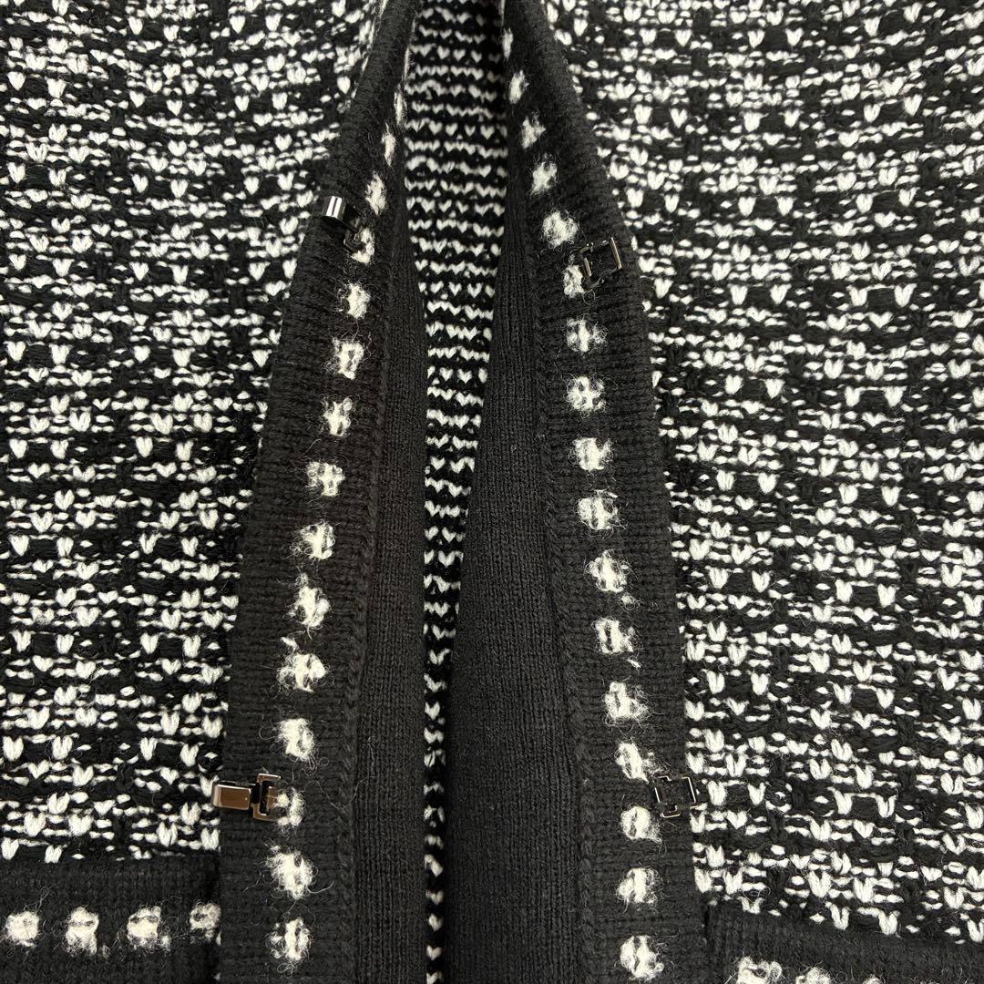 Theory luxe✨23AW✨ツイードジャケット　ニット　ウール混　VICK