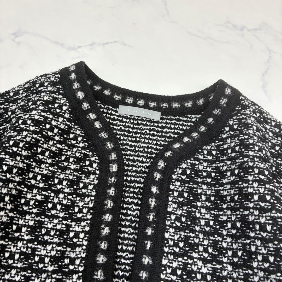 Theory luxe✨23AW✨ツイードジャケット　ニット　ウール混　VICK