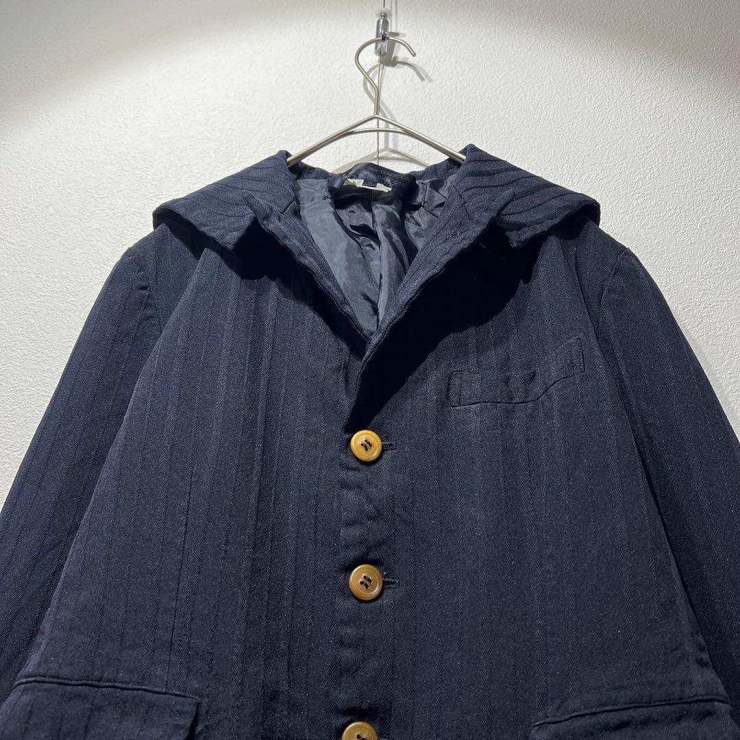 希少 美品 15年製 コムデギャルソン 上質 セーラー 縮絨 チェスターコート