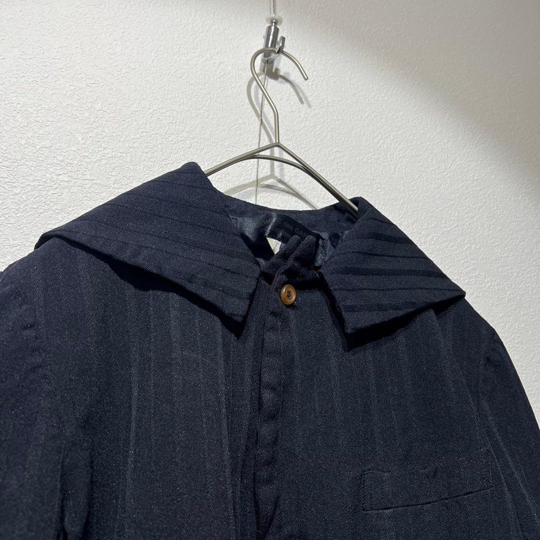 希少 美品 15年製 コムデギャルソン 上質 セーラー 縮絨 チェスターコート