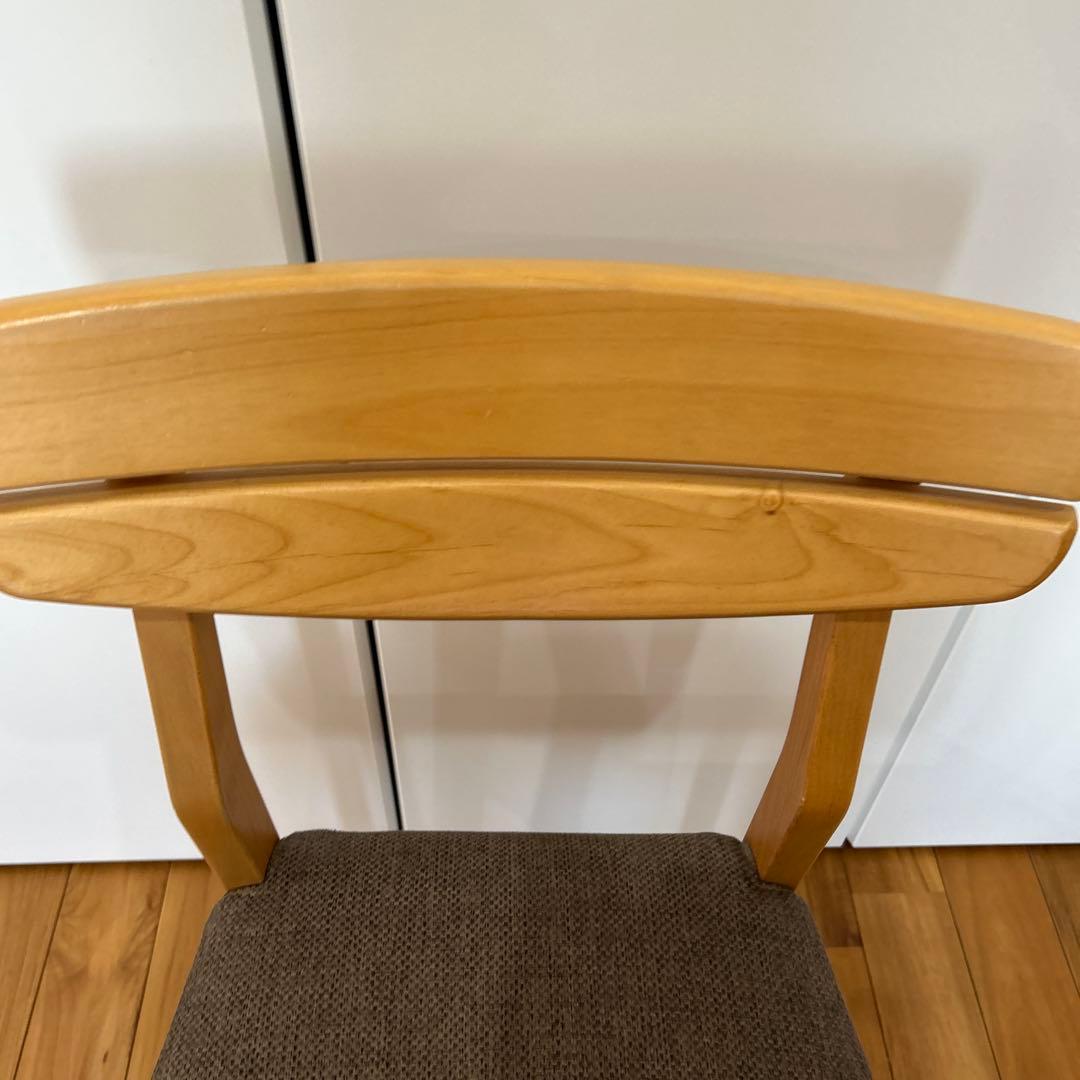 ニトリ　無垢材　ダイニングチェア 2脚