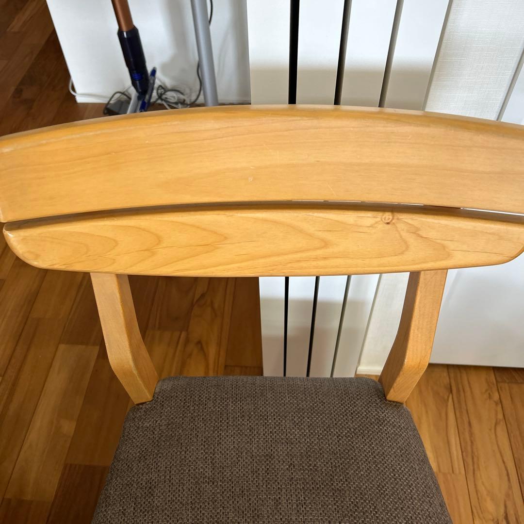 ニトリ　無垢材　ダイニングチェア 2脚