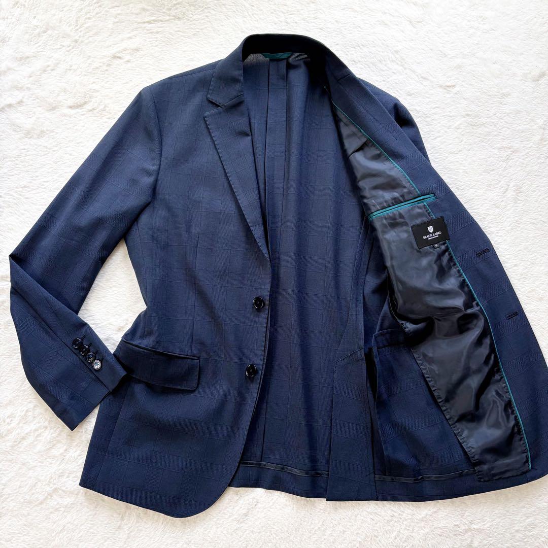 美品　ブラックレーベルクレストブリッジ　テーラードジャケット　ネイビー　M