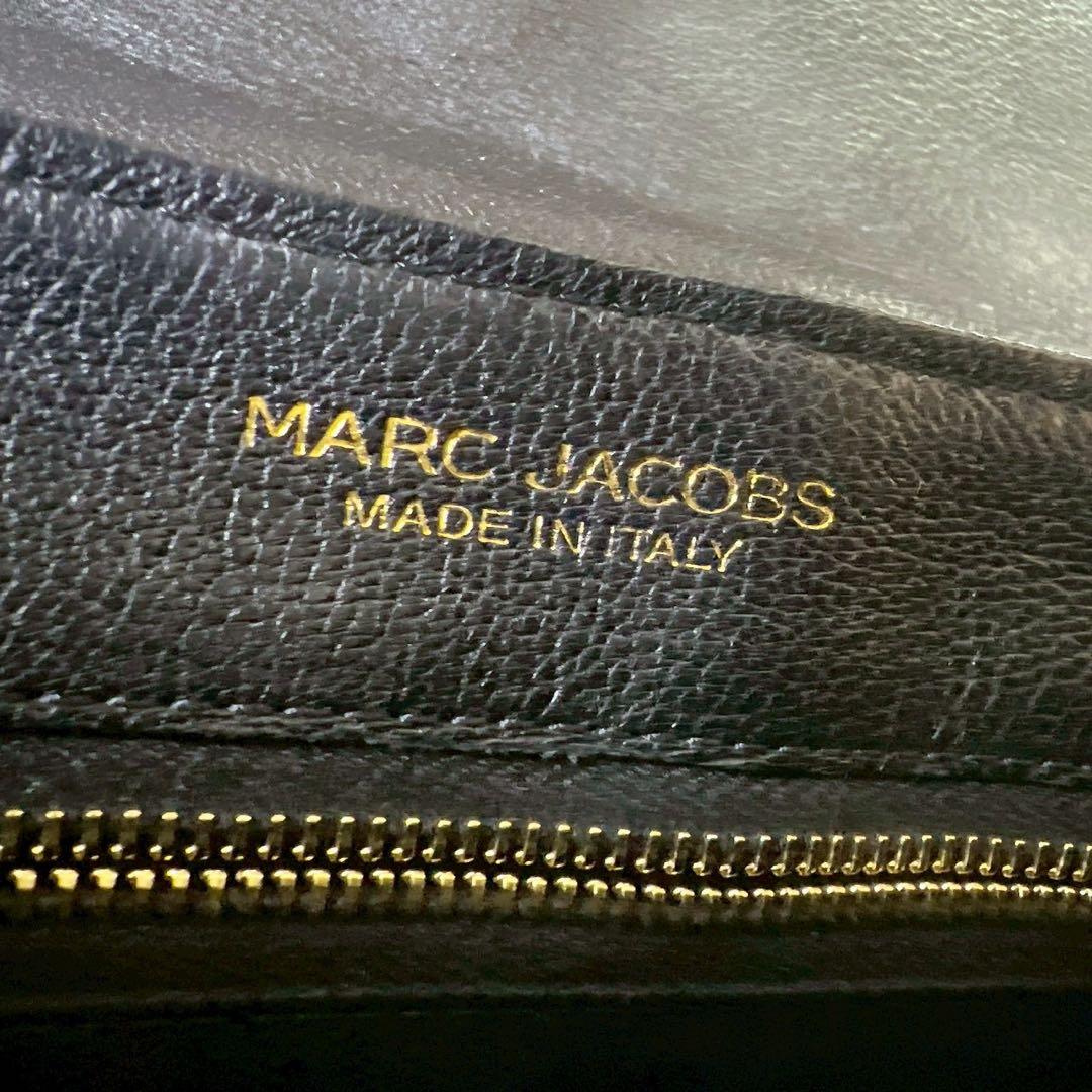 美品 MARC JACOBS ブラックキルティングショルダーバッグ