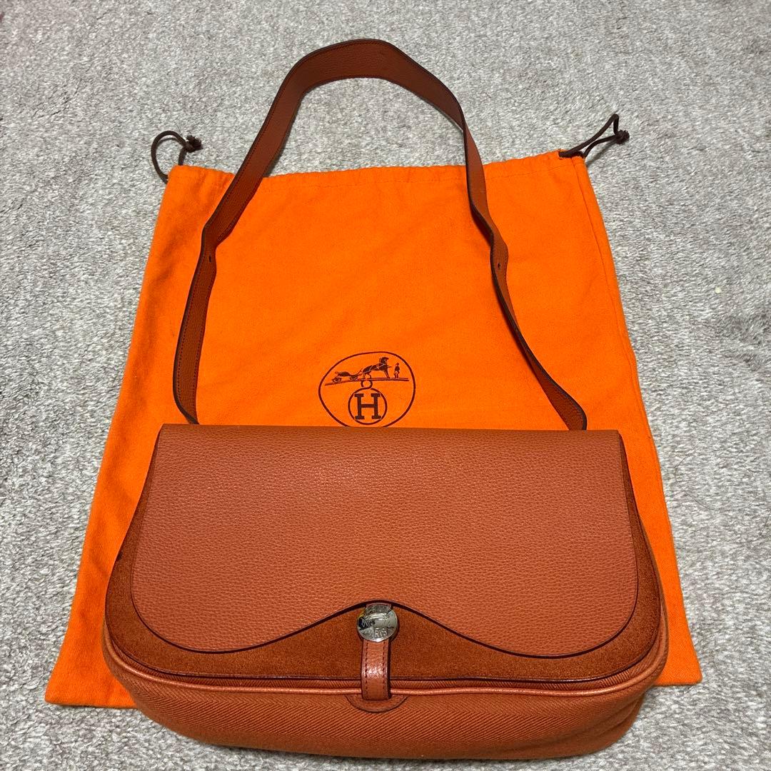 エルメス オレンジ　コロラドMM 保存袋付き