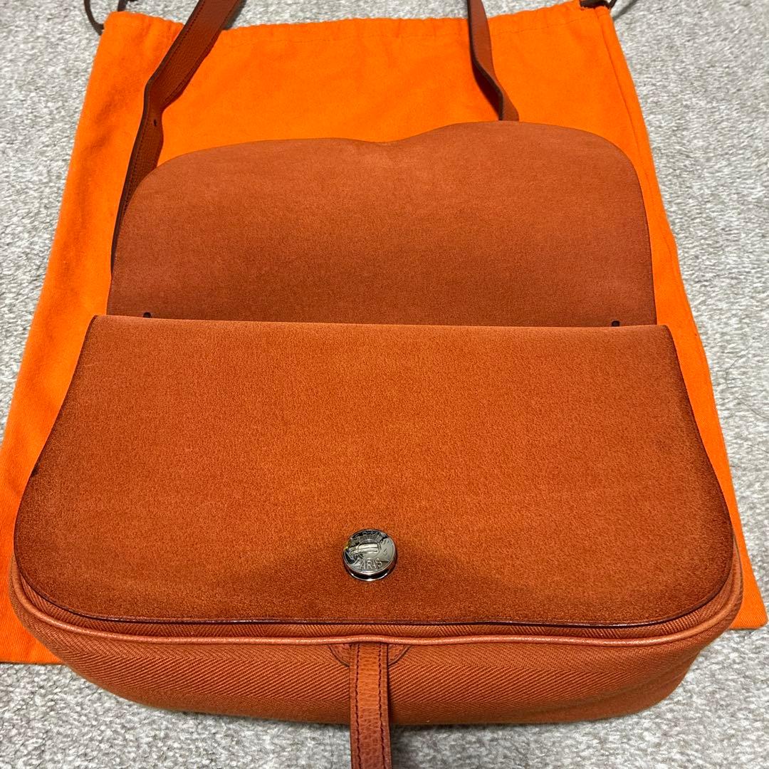 エルメス オレンジ　コロラドMM 保存袋付き