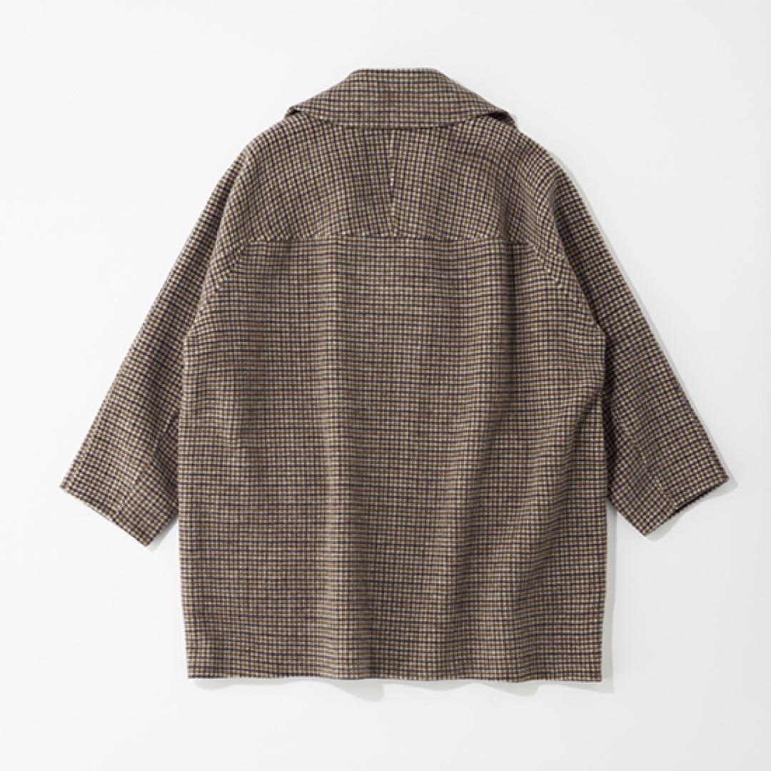 [Mila Owen]衿ストラップハーフ丈リバーPコート