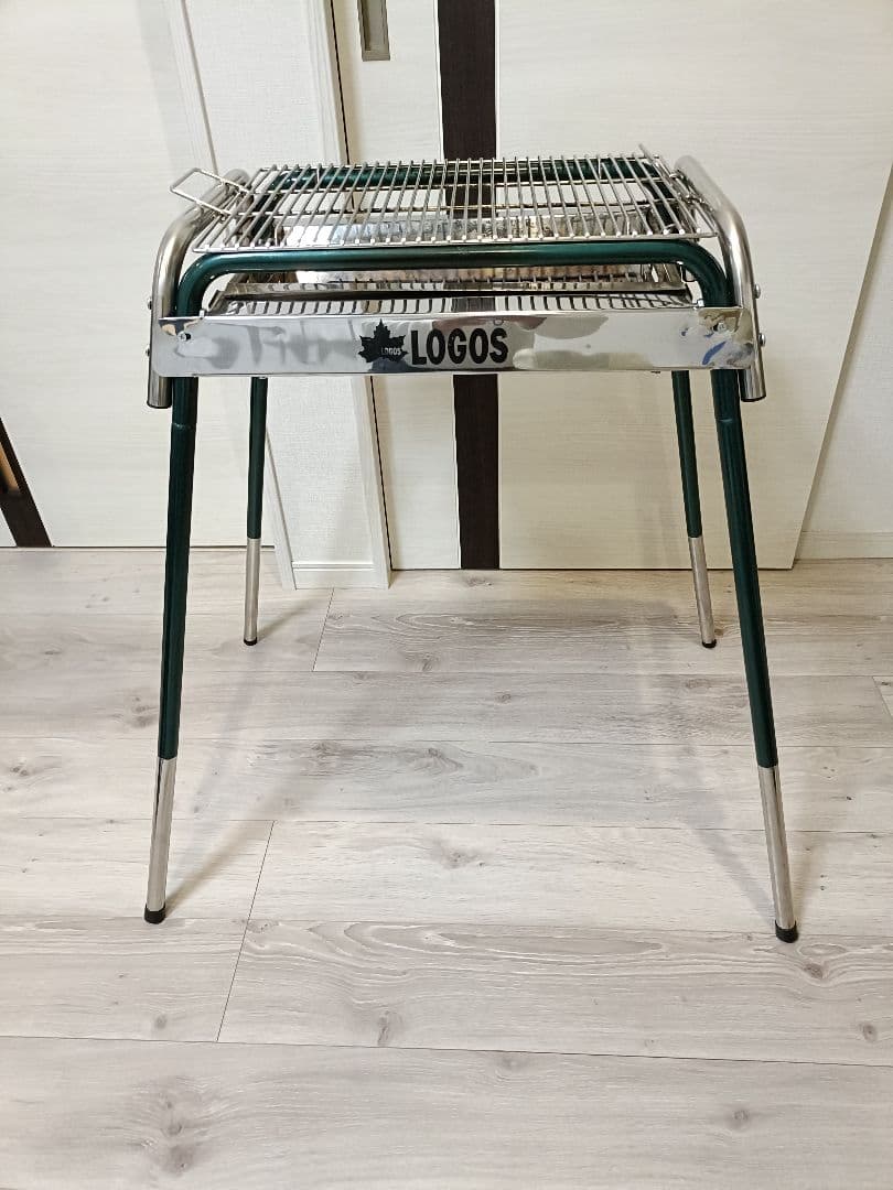 LOGOS チューブグリルSmart80 M オプションの極太ステンレス焼網付