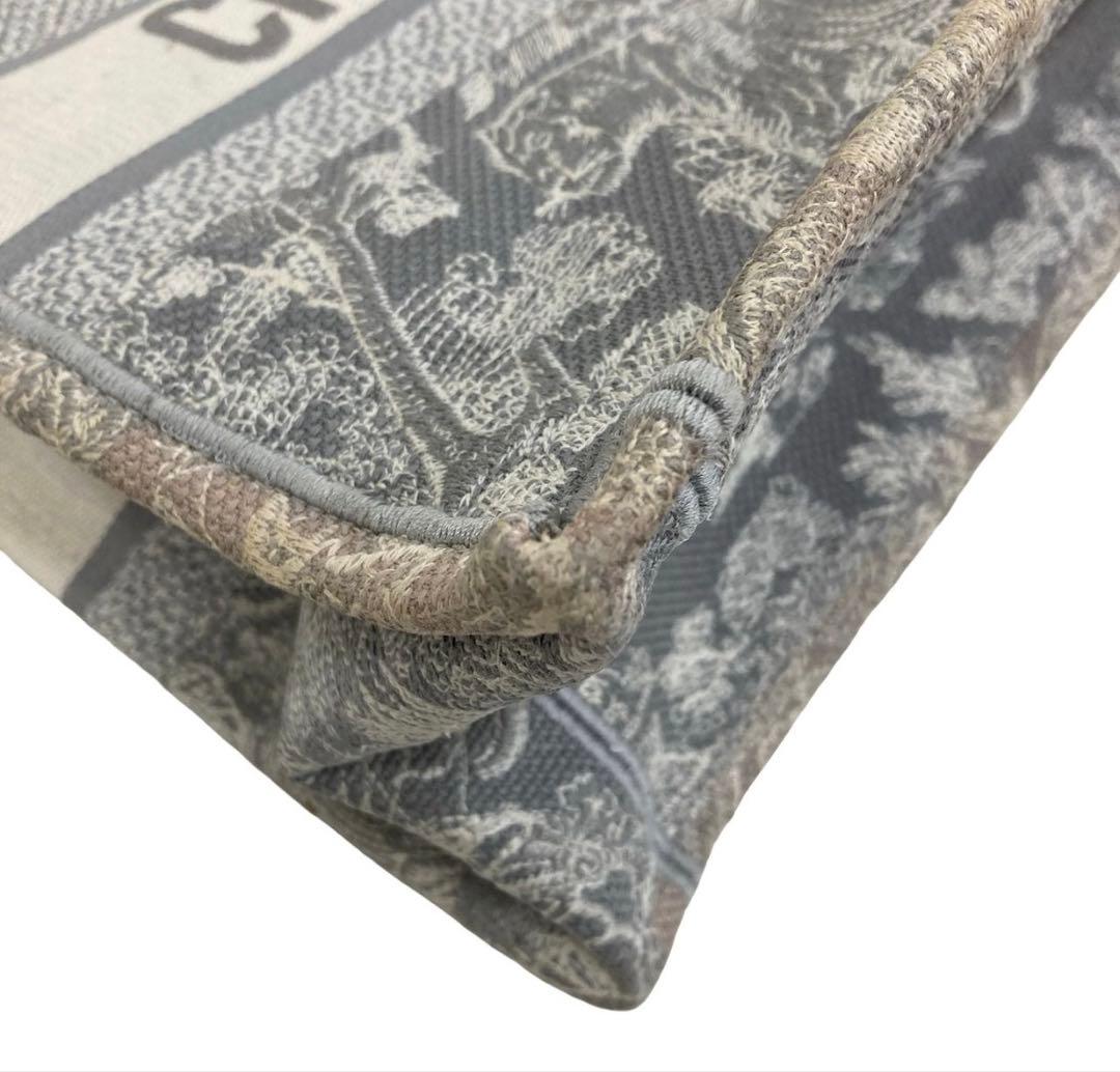 CHRISTIAN DIOR トートバッグ グレー系