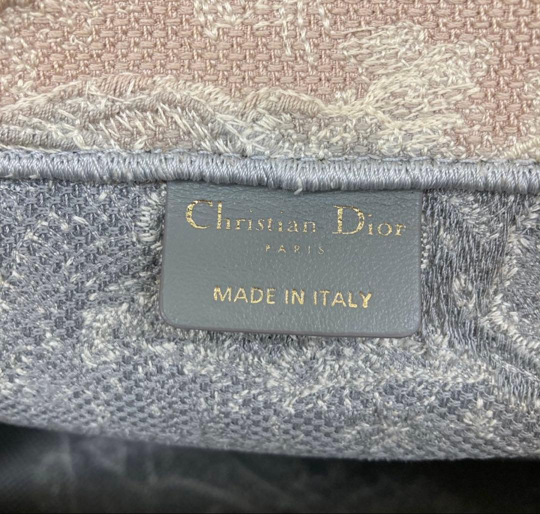 CHRISTIAN DIOR トートバッグ グレー系