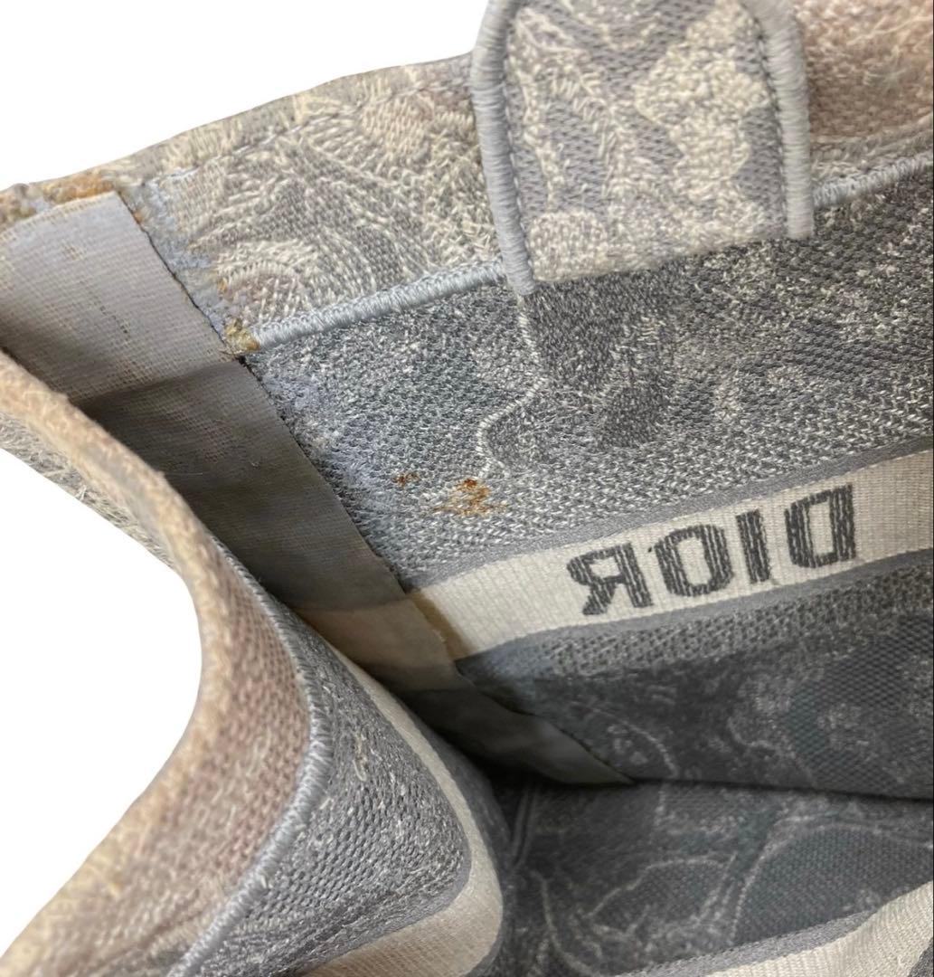 CHRISTIAN DIOR トートバッグ グレー系