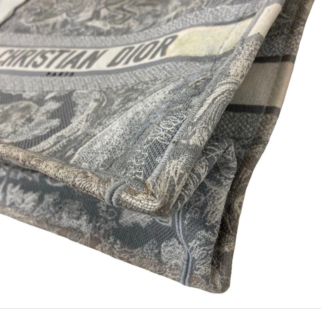 CHRISTIAN DIOR トートバッグ グレー系