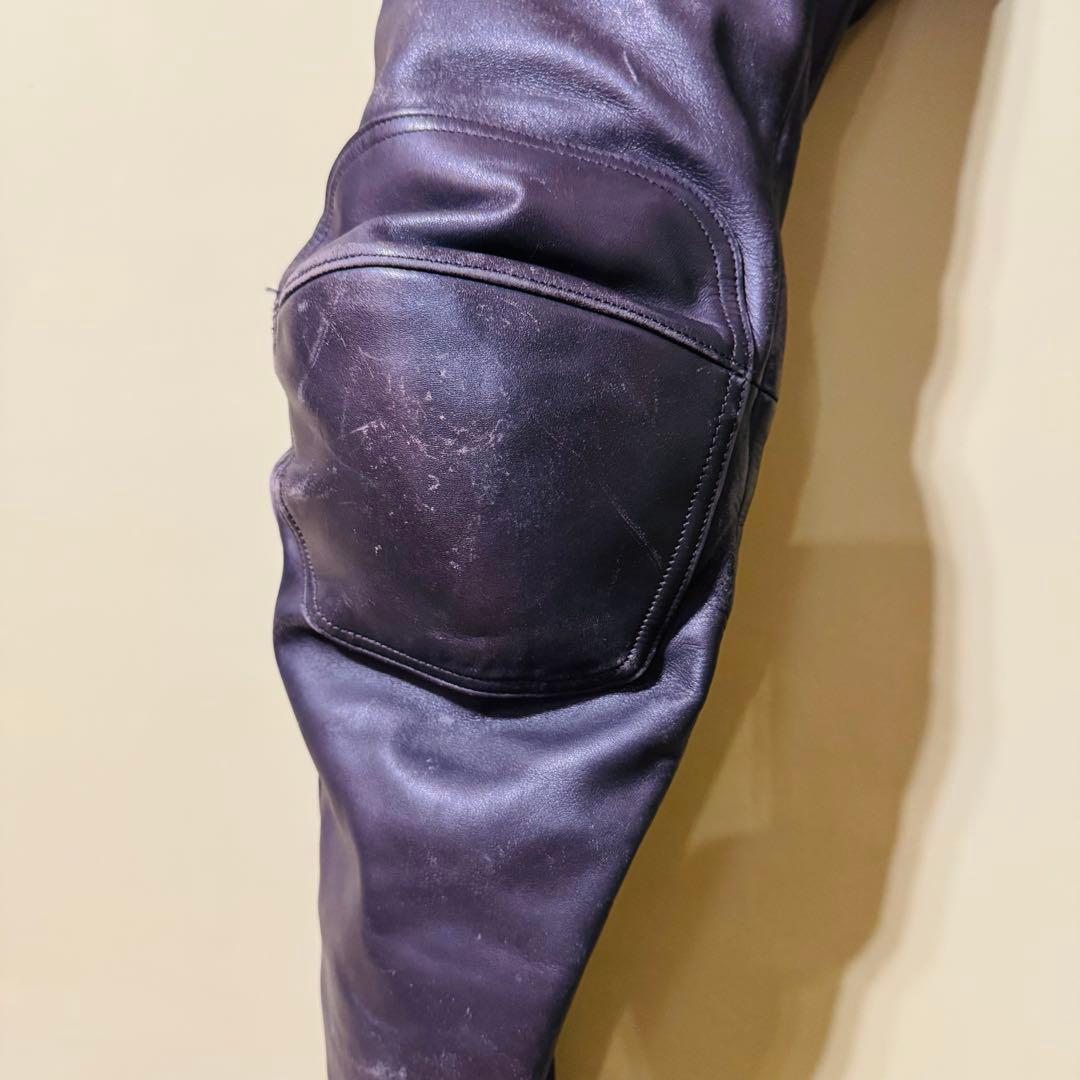 KUSHITANI クシタニ　レザーパンツ　黒　3L