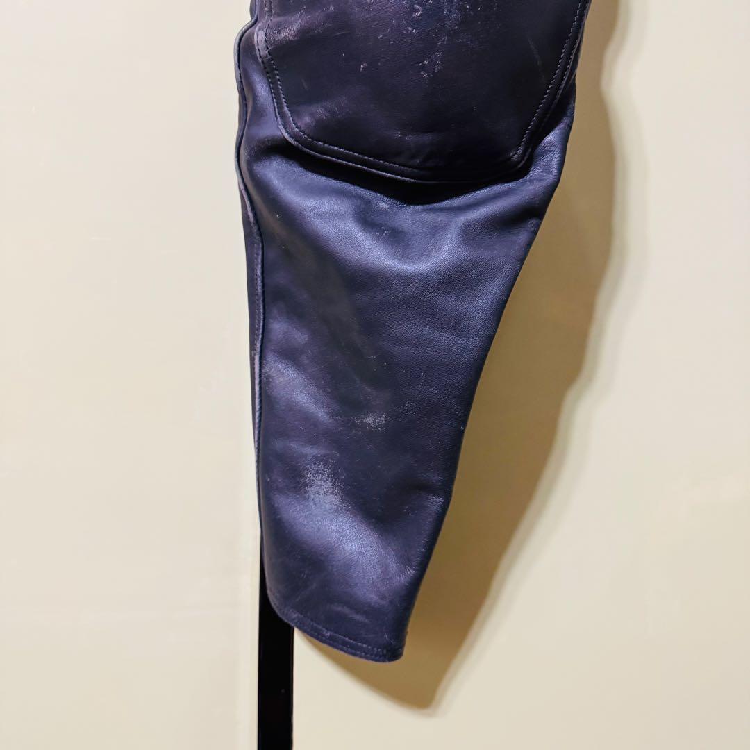 KUSHITANI クシタニ　レザーパンツ　黒　3L