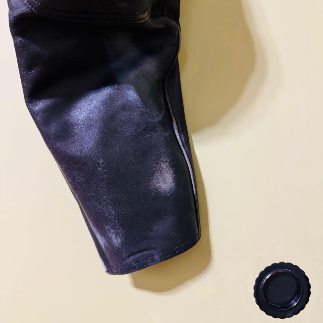 KUSHITANI クシタニ　レザーパンツ　黒　3L