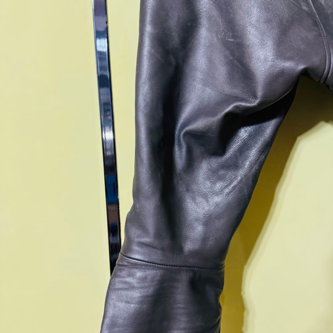 KUSHITANI クシタニ　レザーパンツ　黒　3L