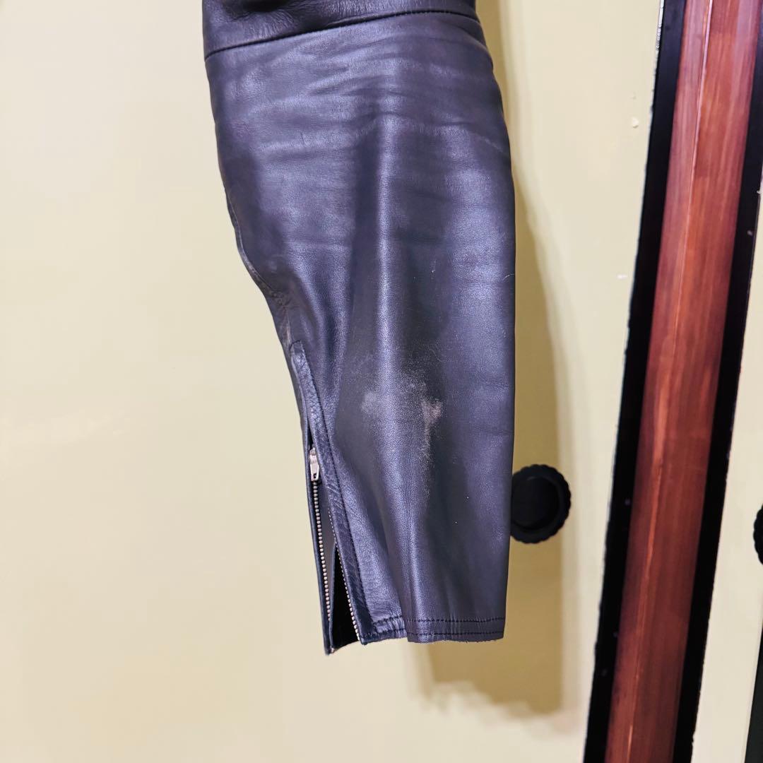 KUSHITANI クシタニ　レザーパンツ　黒　3L