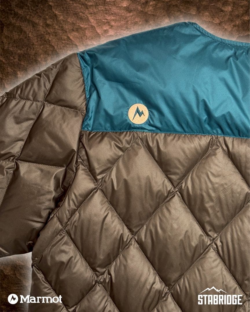 ジャケット・アウター STABRIDGE Marmot DOWN T-SHIRT Stone