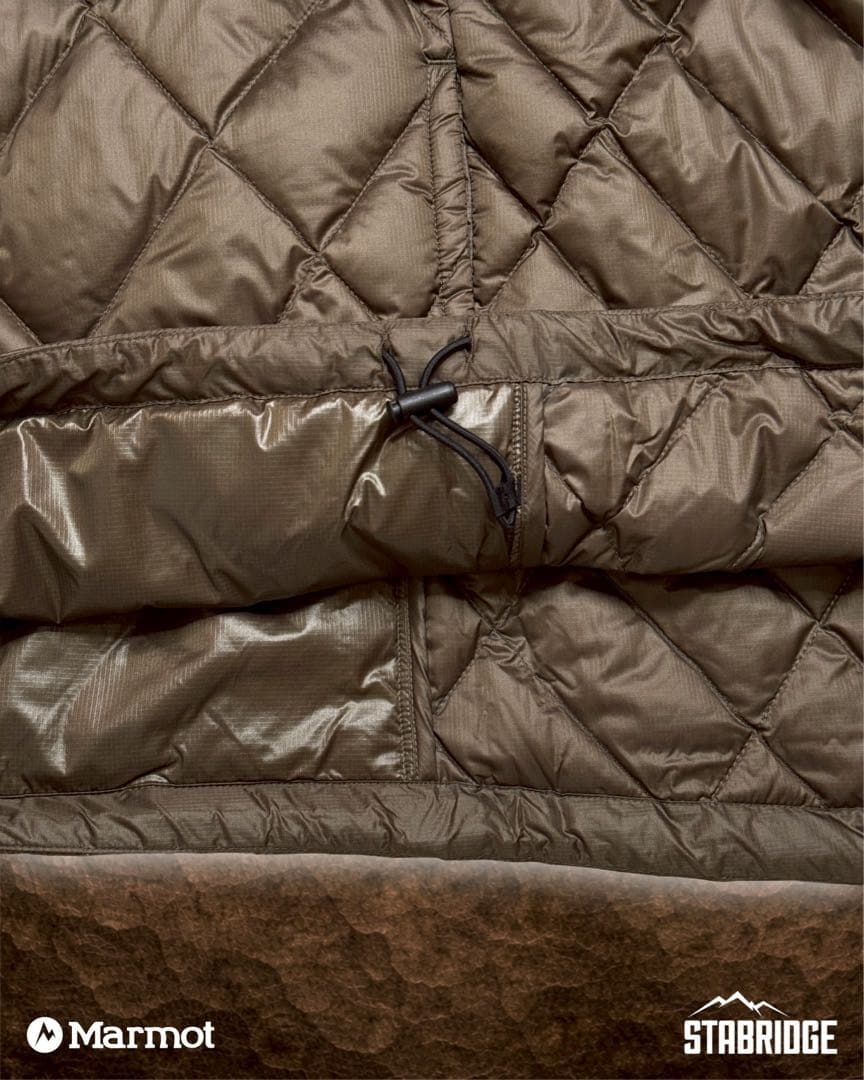 ジャケット・アウター STABRIDGE Marmot DOWN T-SHIRT Stone