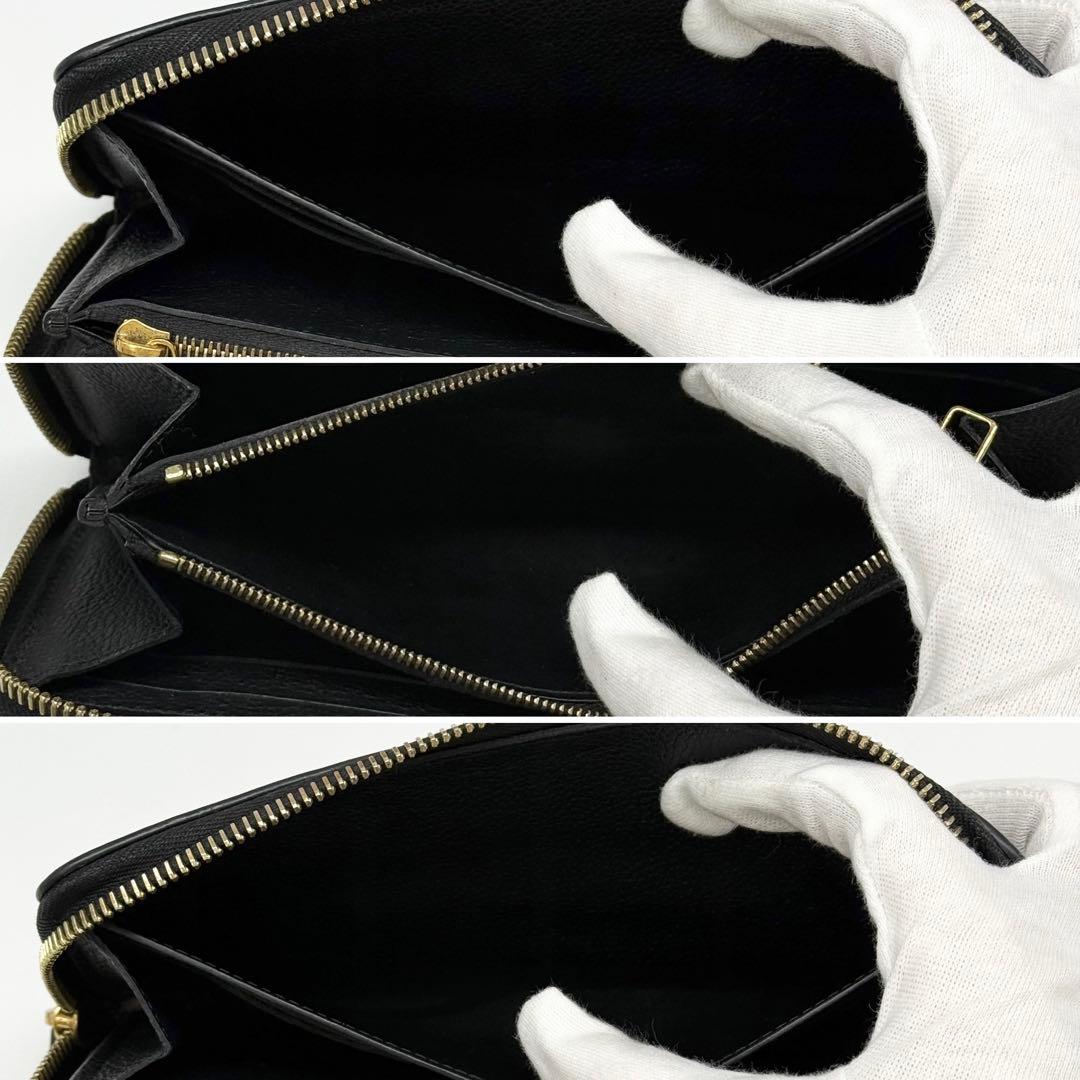 美品IC内蔵✨ルイヴィトン アンプラント ポルトフォイユ クレマンス バイカラー