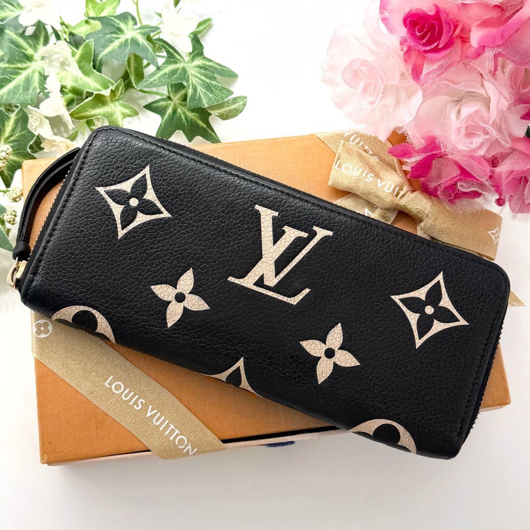 美品IC内蔵✨ルイヴィトン アンプラント ポルトフォイユ クレマンス バイカラー