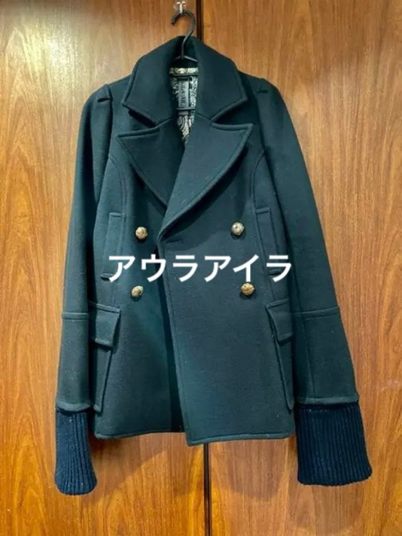最終値下げ　アウラアイラ　濃紺　ピーコート　Pコート