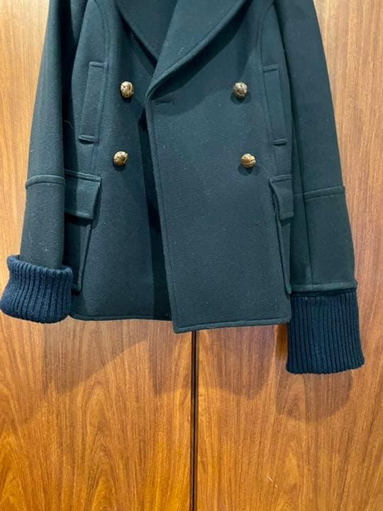 最終値下げ　アウラアイラ　濃紺　ピーコート　Pコート