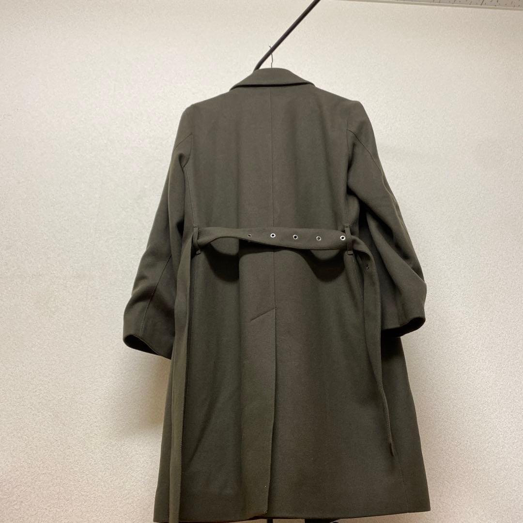 Macintosh オリーブグリーン ダブルブレスト チェスターコート