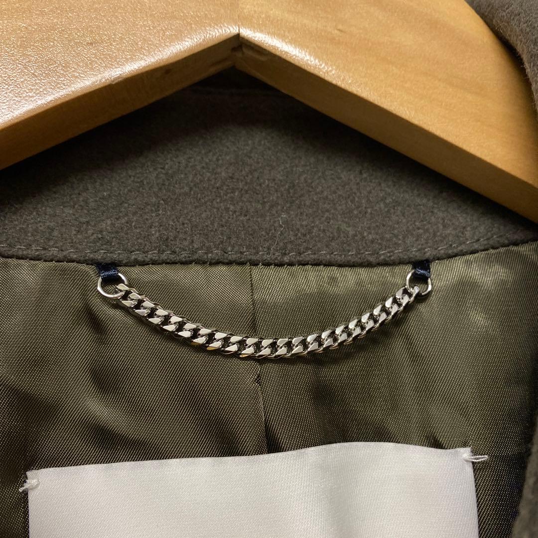 Macintosh オリーブグリーン ダブルブレスト チェスターコート