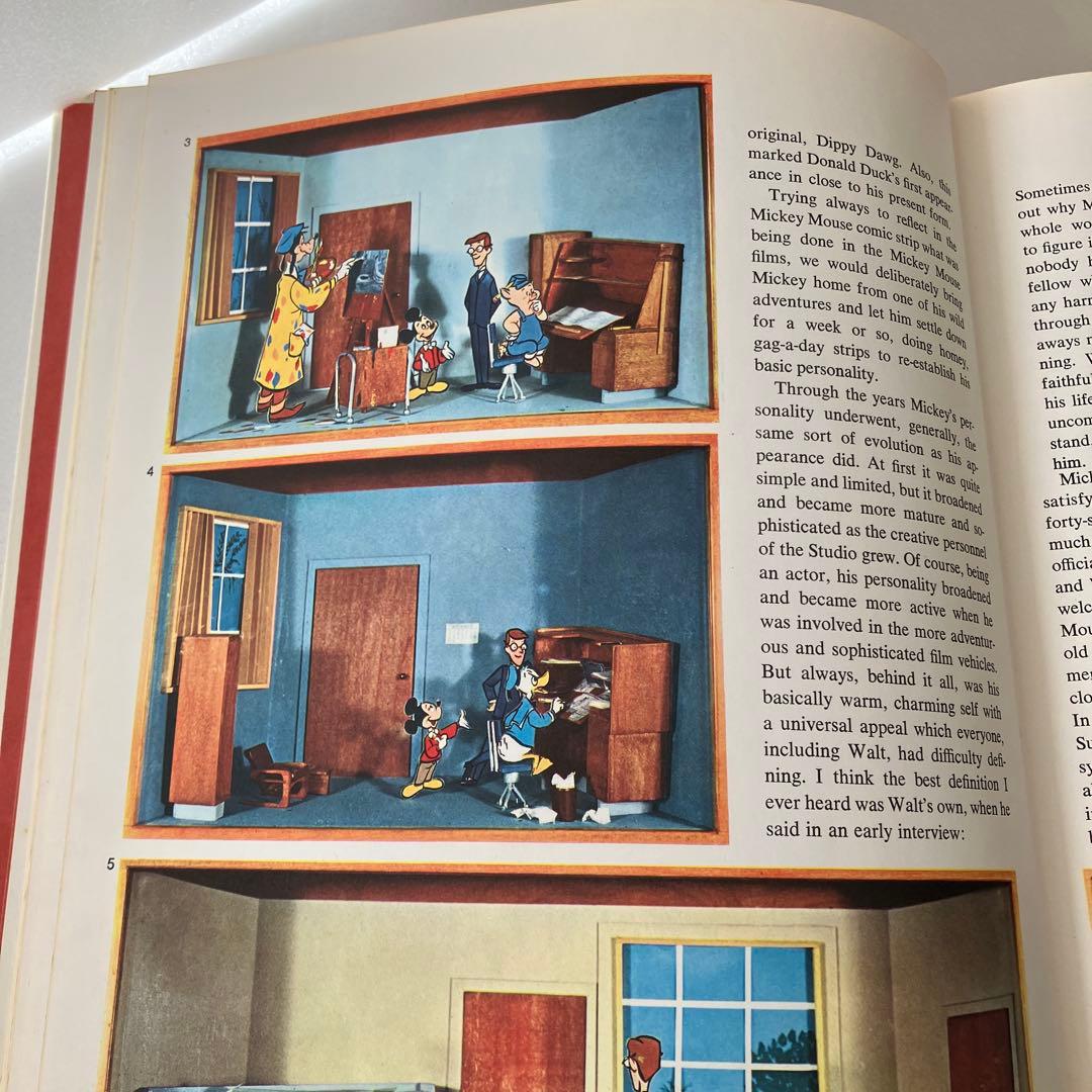 ヴィンテージ　レア　海外版　ミッキーマウス　コミック集　英文　ハードカバー