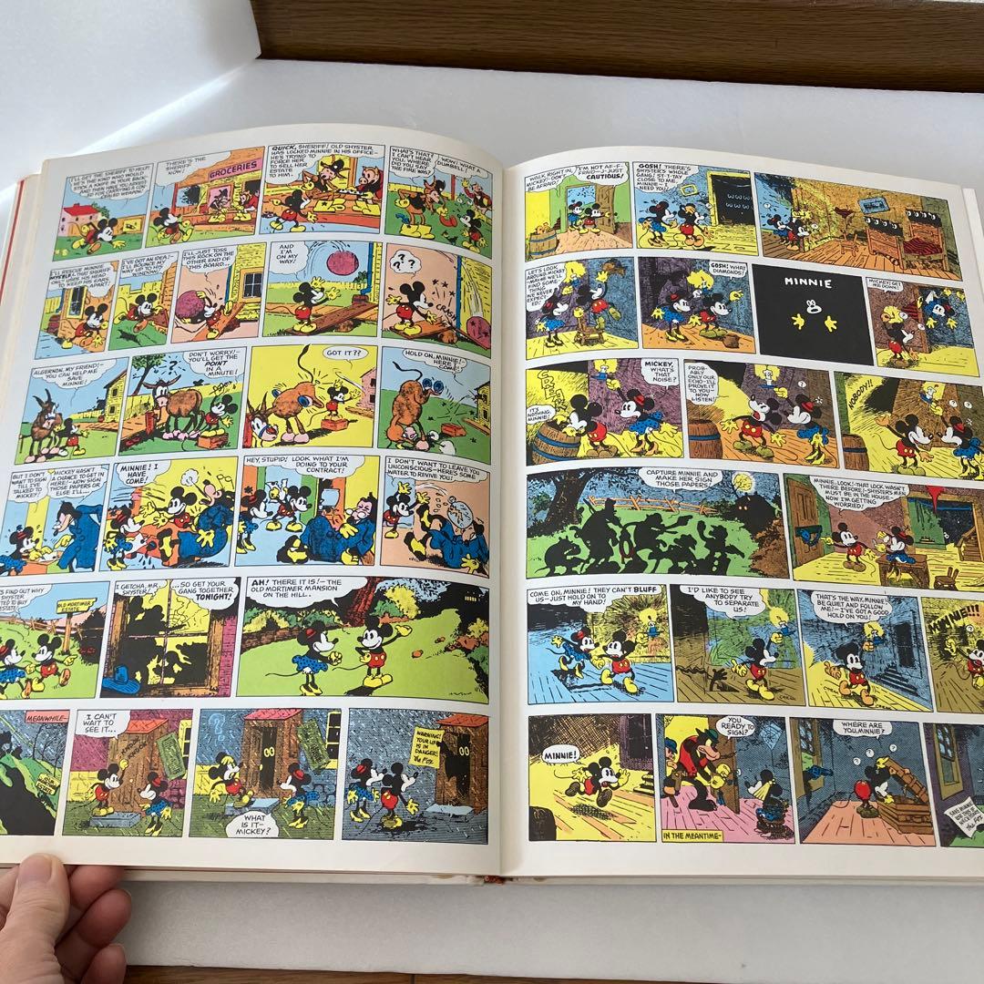 ヴィンテージ　レア　海外版　ミッキーマウス　コミック集　英文　ハードカバー