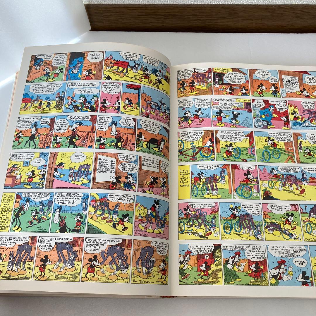 ヴィンテージ　レア　海外版　ミッキーマウス　コミック集　英文　ハードカバー