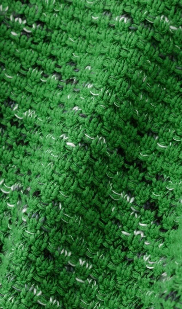 ピンキー＆ダイアン　カスリツイードカーディガン シーグリーン　定価29700