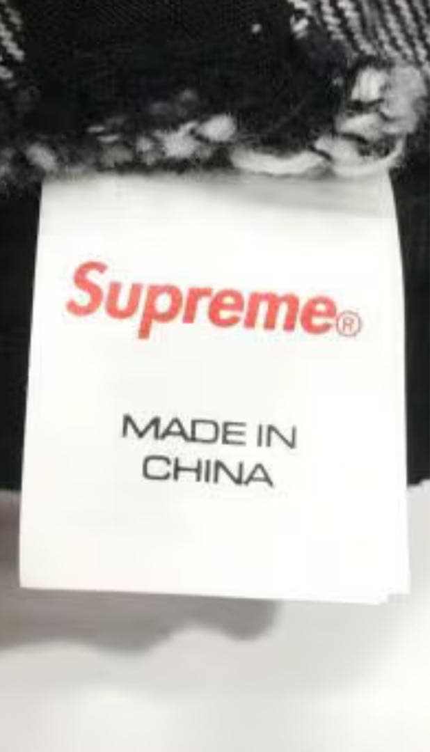 Supremeバケットハットグレイデニム