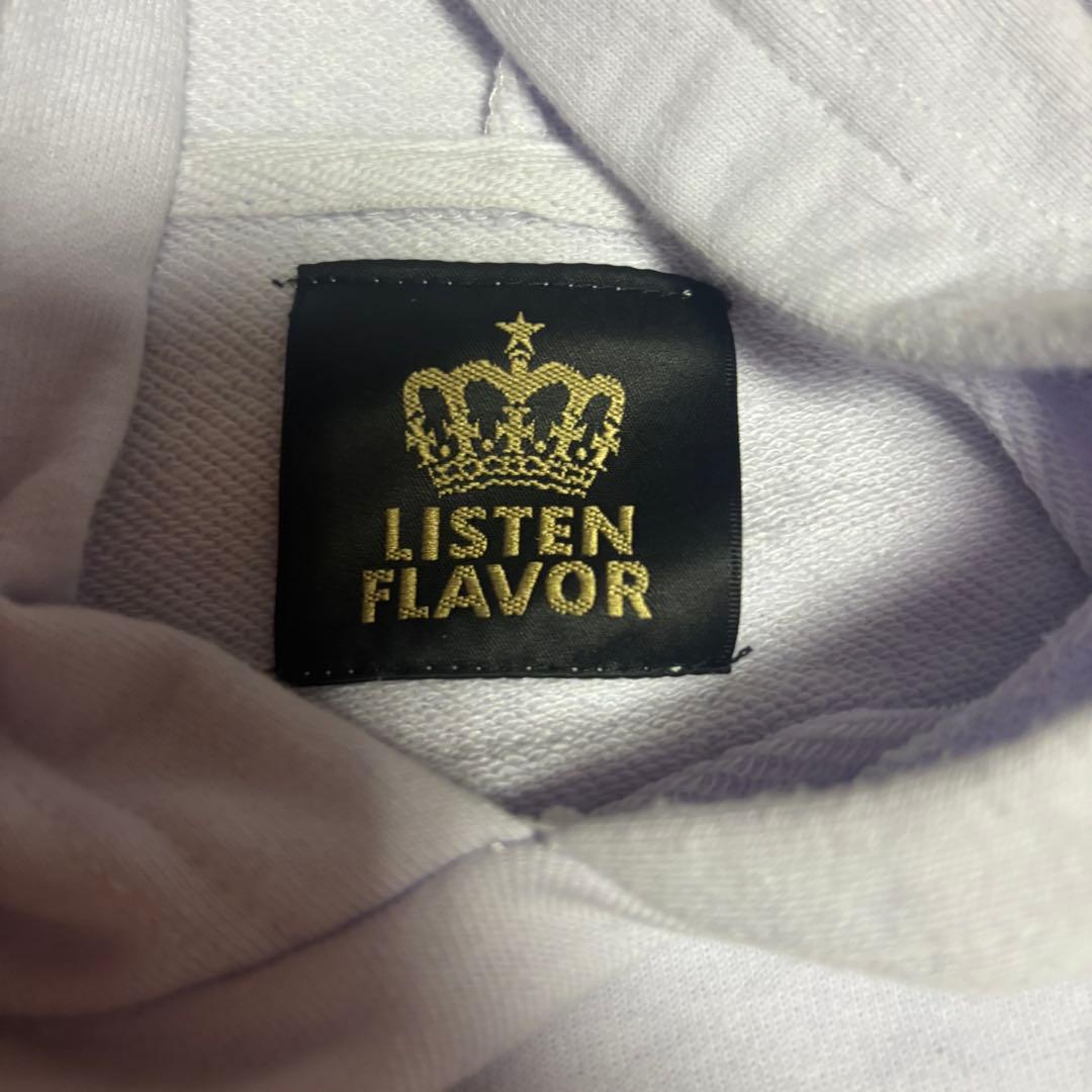 LISTEN FLAVOR　パーカー　注射　紫　ラベンダー　ゆめかわ　原宿