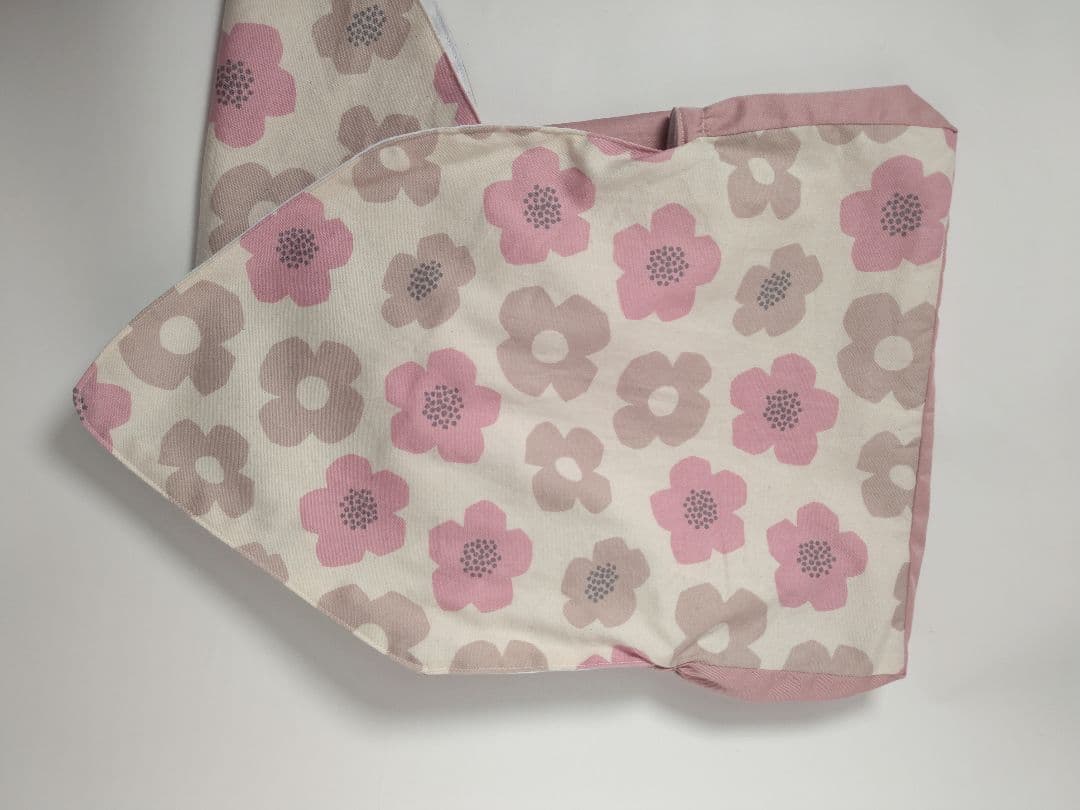 入園入学グッズ 北欧花柄 くすみピンク