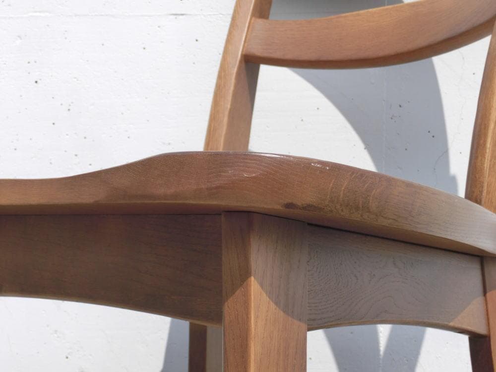 まあまあ美品　飛騨 イバタ インテリア　ダイニングチェア　座面が広い イス　椅子