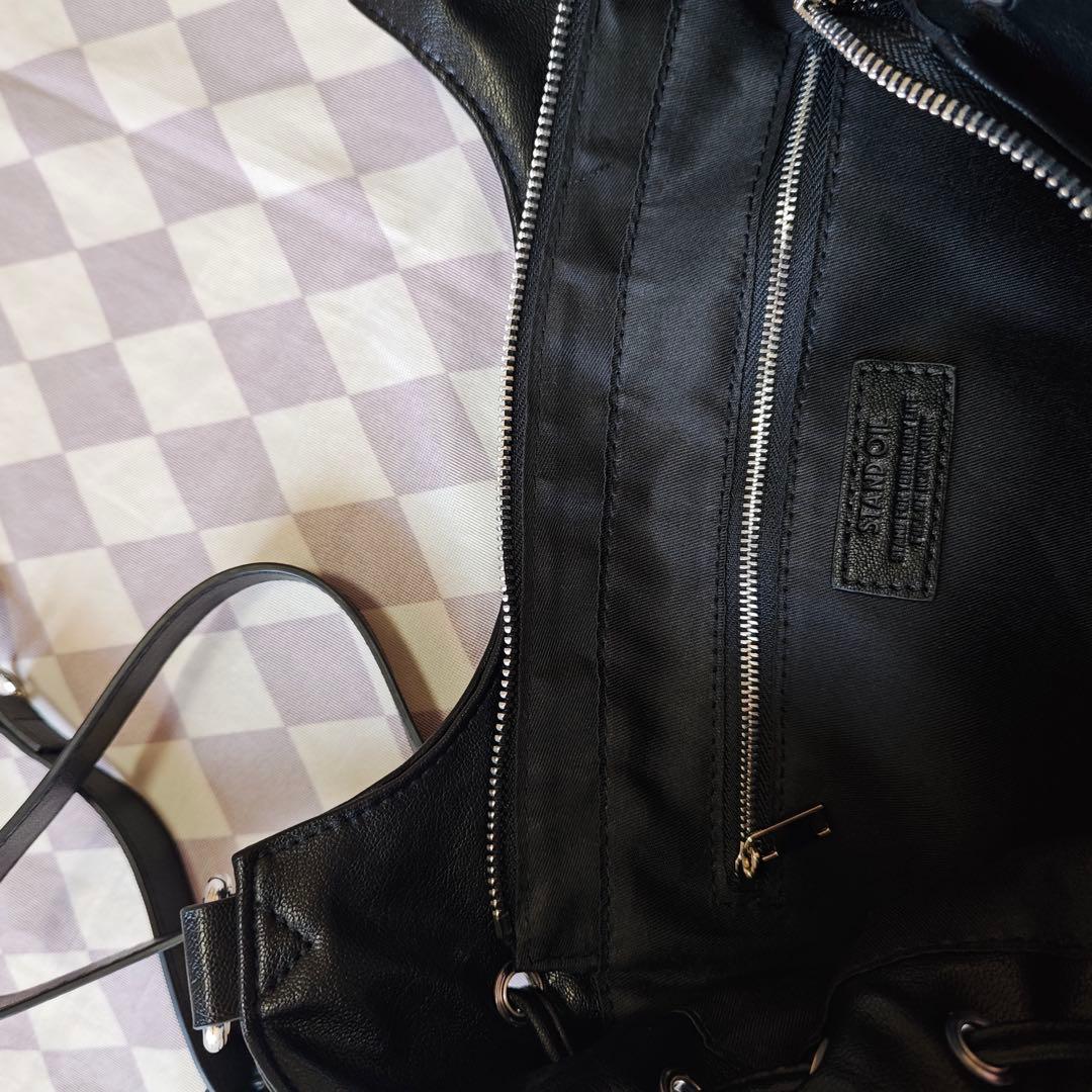 STAND OIL 2way トートバッグ ブラック レディース