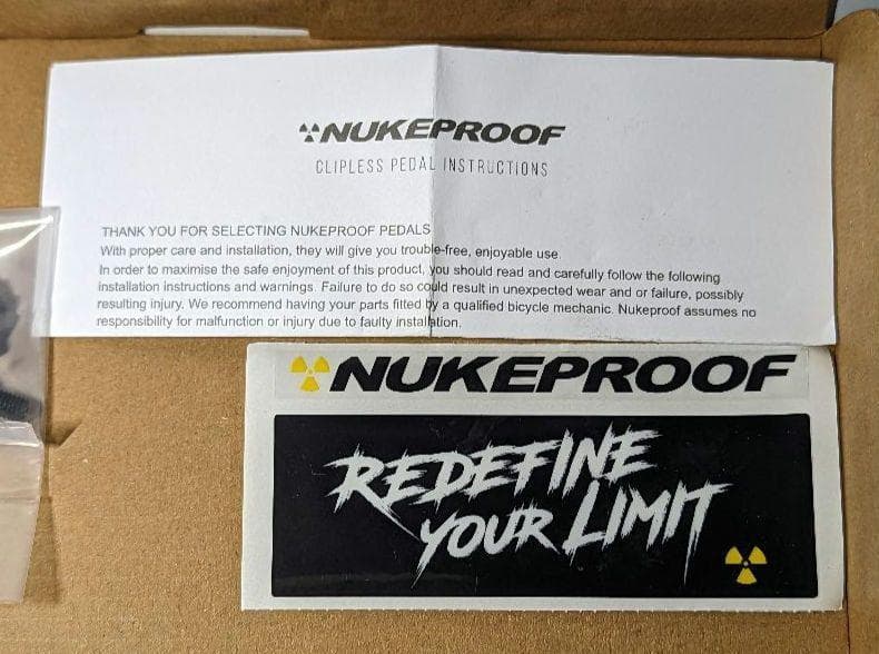 (SPD)nukeproof horizon CS ビンディングペダル パープル