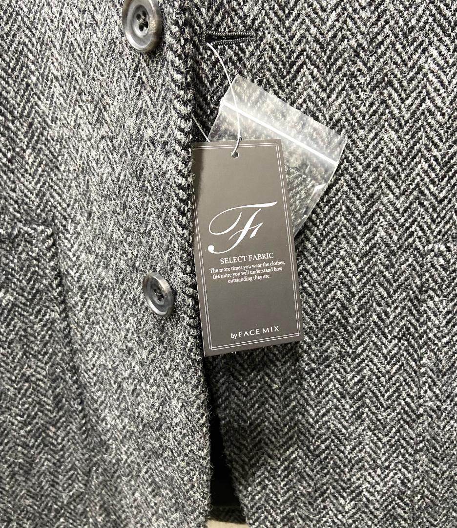 [未使用タグ付] HarrisTweed テーラードジャケット LLサイズ