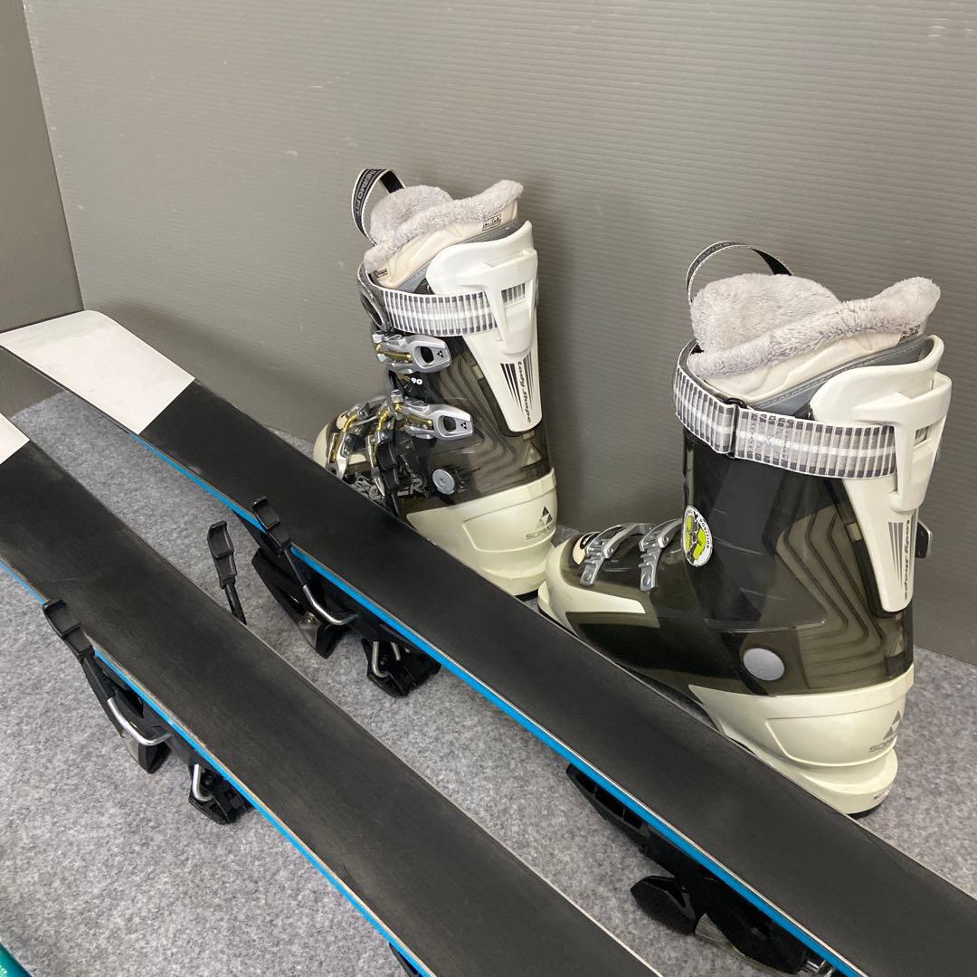 ★メンテナンス済　大人スキーセット　板ケーツー156cm ブーツ25.5cm