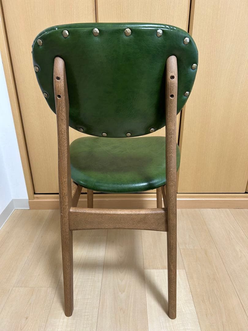 レトロ風 緑色 IKPダイニングチェア 1脚