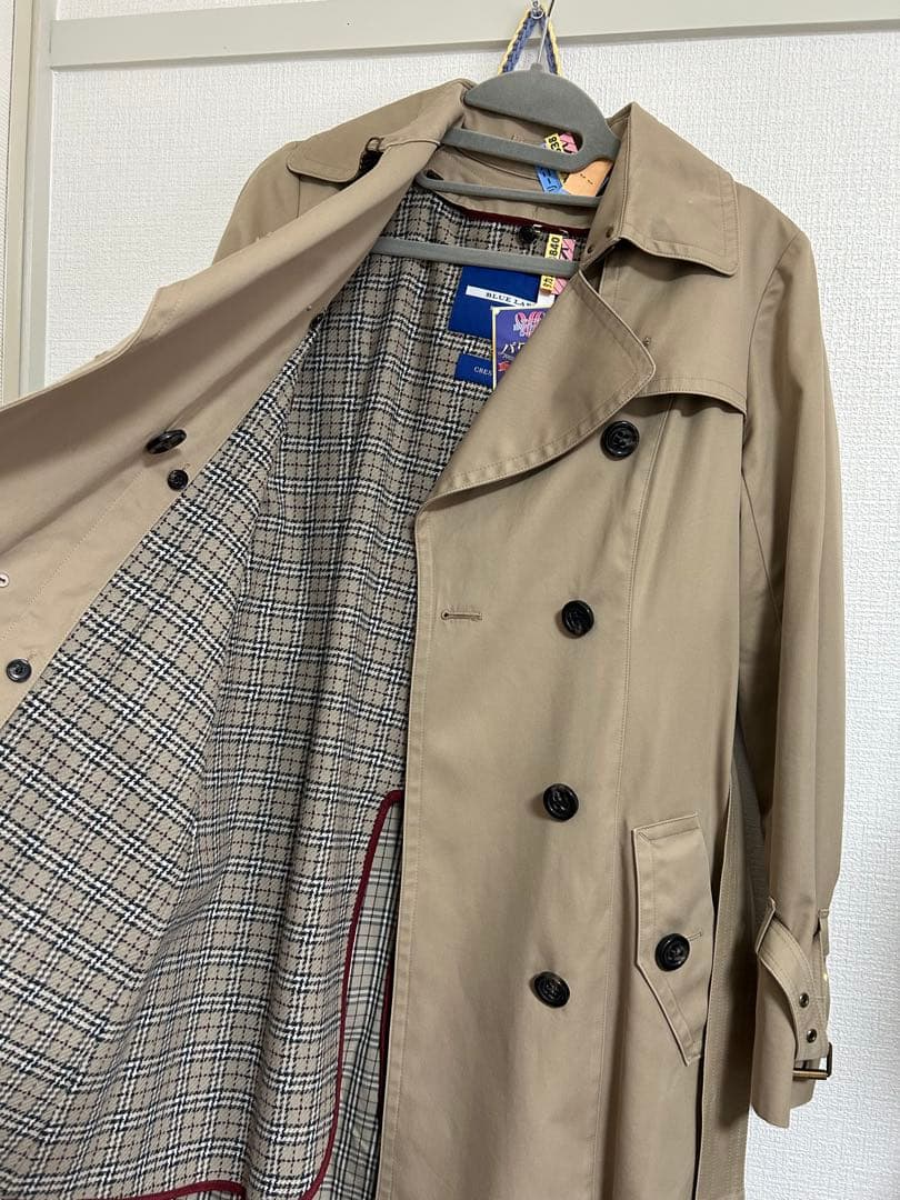 【クリーニング済み】Burberry ベージュ　トレンチコート　ライナー付き